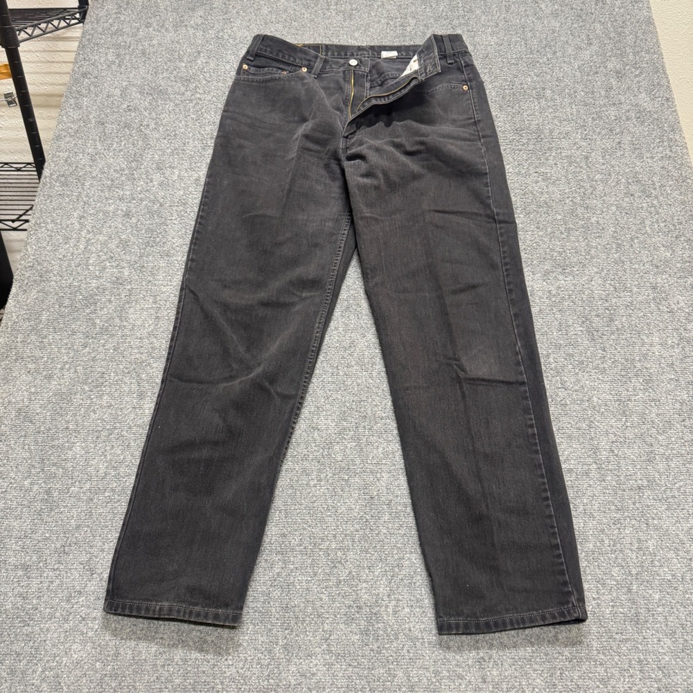 VTG Levi's 550 Men's 34x32 Paper Tag Light Wash Zip Made In USA Cotton